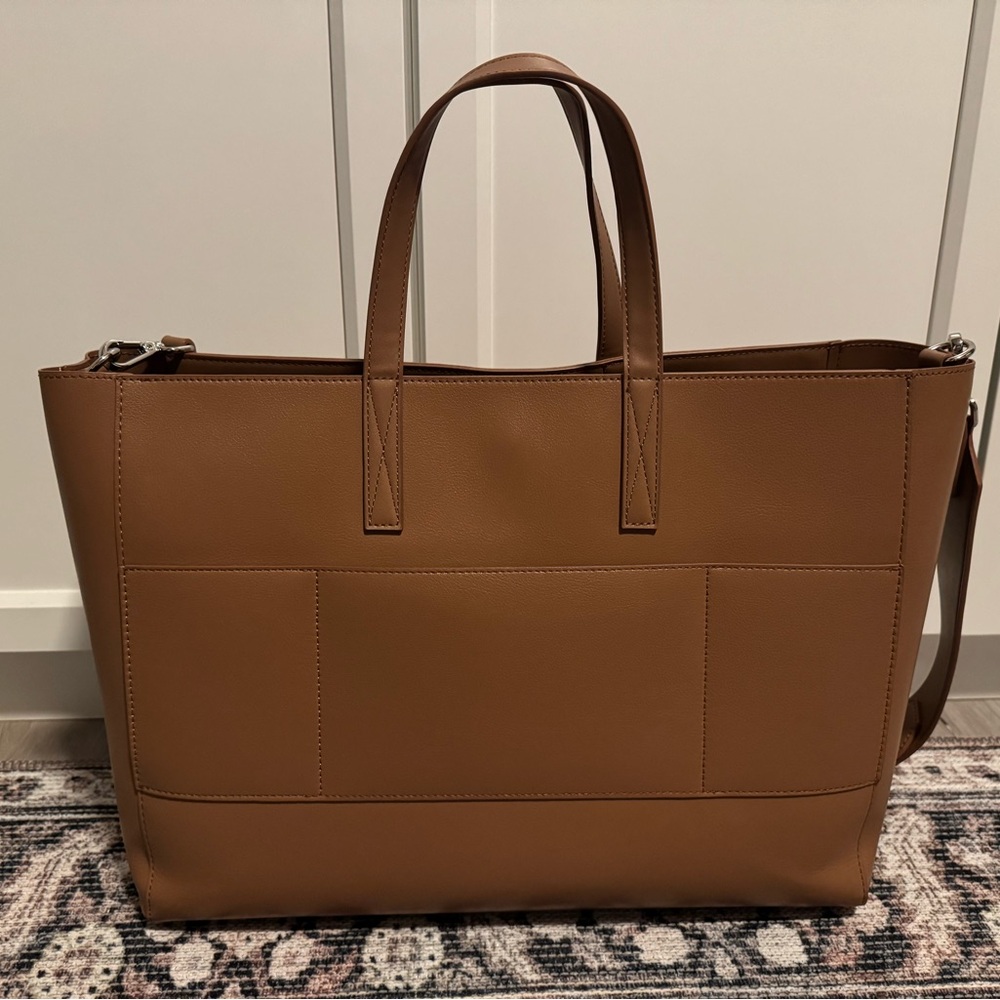 Calpak Haven 16" Laptop Tote Bag - Toffee - Picture 10 of 11